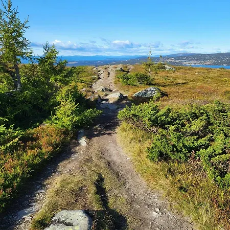 Sunny With Panoramic Views At Σπίτι διακοπών Sjusjoen